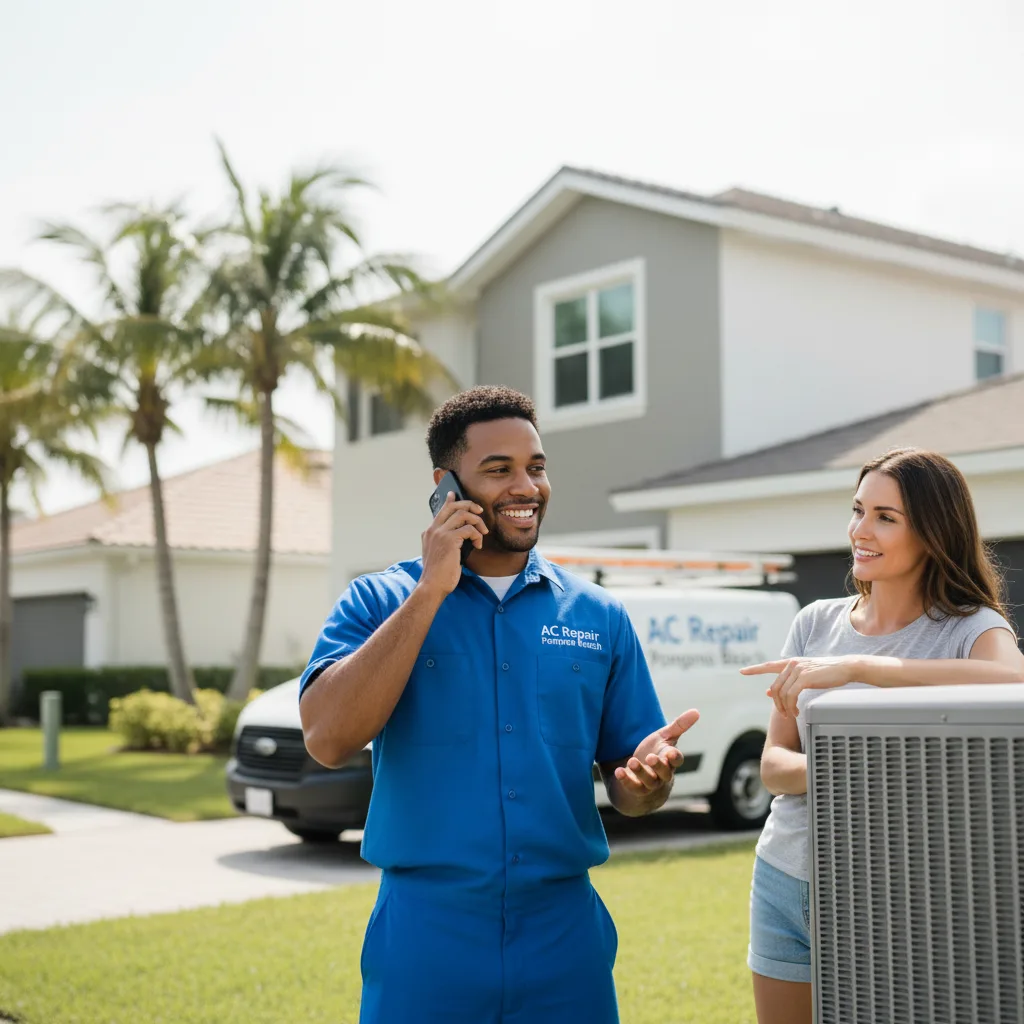 AC Repair Pompano Beach customer support in Newfane